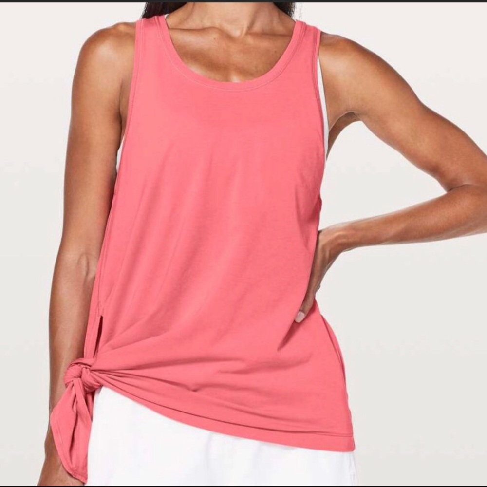 LuLuLemon Glossy/ Pink To The Point Tank